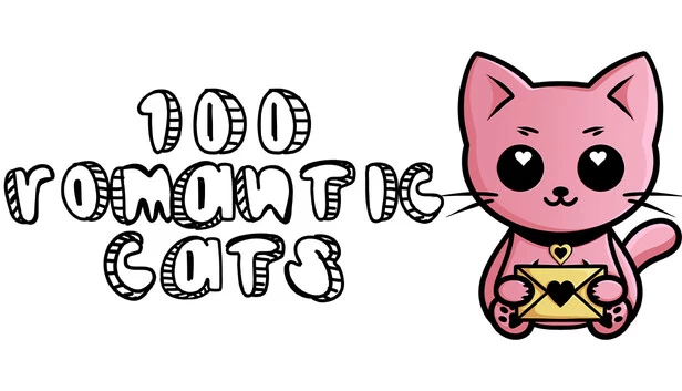 100只浪漫猫咪（100 Romantic Cats） 游戏封面