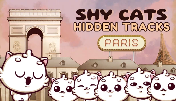 害羞猫咪隐藏足迹 - 巴黎（Shy Cats Hidden Tracks - Paris） 游戏封面