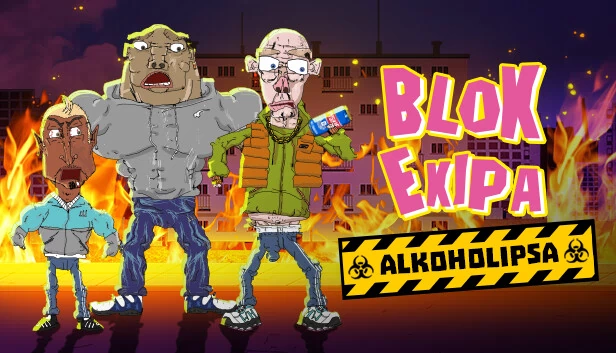 连帽衫小队：酒精末日（Hoodies Squad: Alcoholypse） 游戏封面