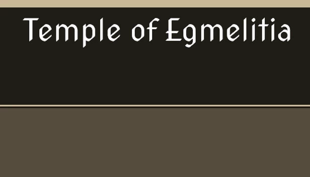 埃格梅利蒂亚神庙（Temple of Egmelitia） 游戏封面