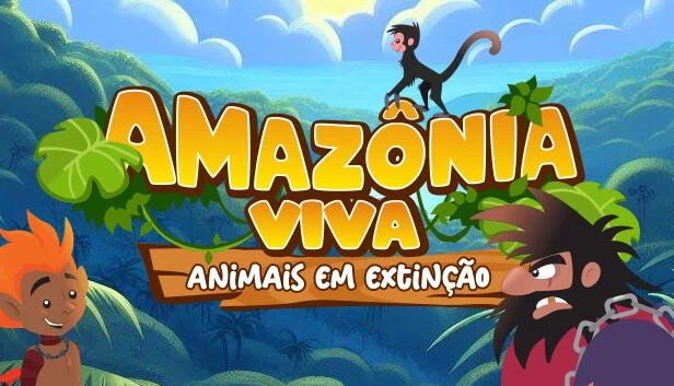 亚马逊生机游戏：濒危动物（Amazônia Viva Game: animais em extinção） 游戏封面