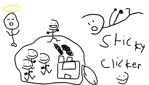 粘粘点击器!(Sticky Clicker!) 游戏封面