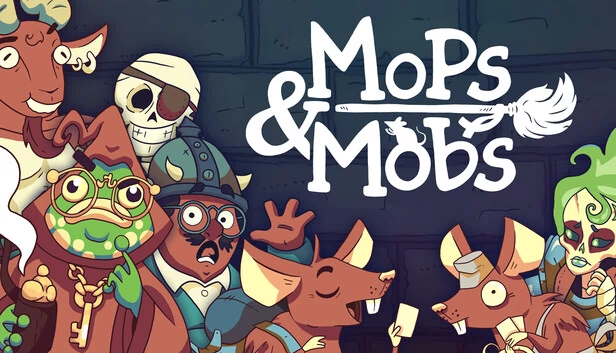 拖把与怪物：扫荡地牢冒险（Mops & Mobs: A Sweeping Dungeon Adventure） 游戏封面