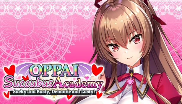 OPPAI 魅魔学院：吸吮与丰满，恶魔与欲望！（OPPAI Succubus Academy Sucky and Busty, Demonic and Lusty!） 游戏封面