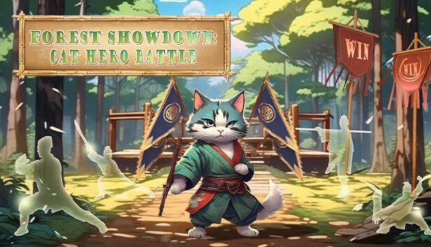 森林对决：猫咪英雄之战（Forest Showdown：Cat Hero Battle） 游戏封面
