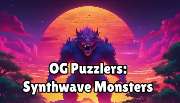 OG Puzzlers: Synthwave Monsters 游戏封面