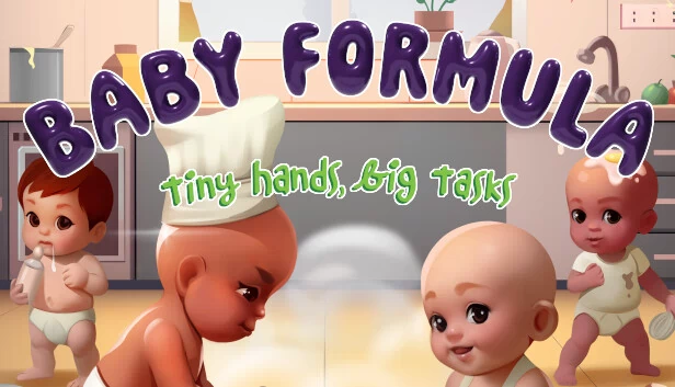婴儿配方奶粉:小手,大任务(Baby Formula: Tiny Hands, Big Tasks) 游戏封面