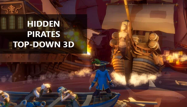 隐藏海盗 俯视3D（Hidden Pirates Top-Down 3D） 游戏封面