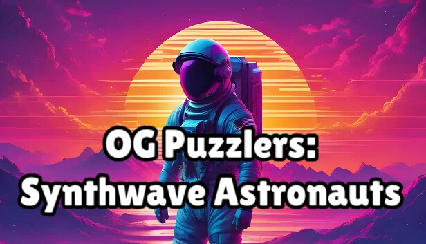 OG 解谜者：合成波宇航员（OG Puzzlers: Synthwave Astronauts） 游戏封面