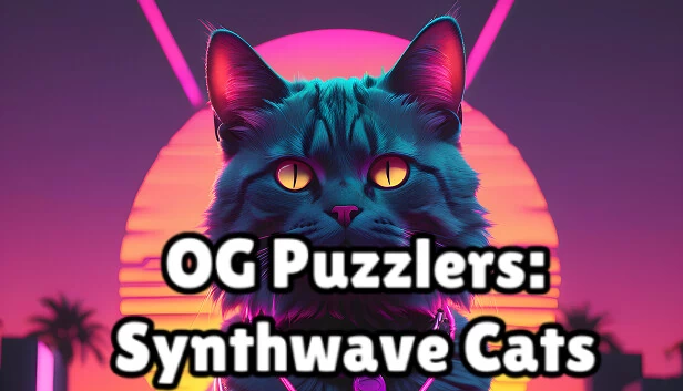 OG 解谜者：合成波猫咪（OG Puzzlers: Synthwave Cats） 游戏封面