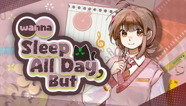 只想整天睡觉，但是（Wanna Sleep All Day,But） 游戏封面
