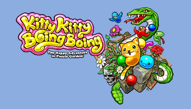 猫咪蹦蹦：谜题花园的快乐冒险！（Kitty Kitty Boing Boing: the Happy Adventure in Puzzle Garden!） 游戏封面