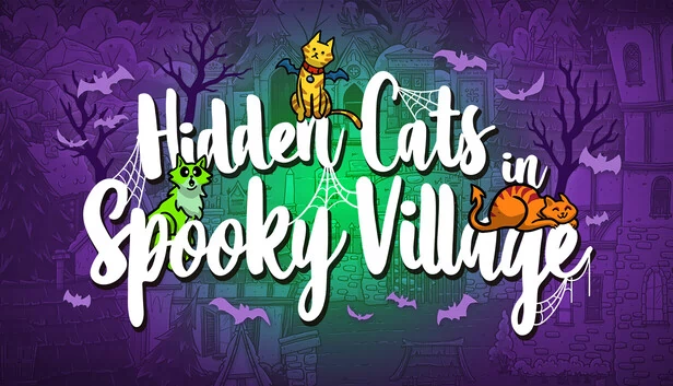 阴森村庄里的隐藏猫咪（Hidden Cats in Spooky Village） 游戏封面