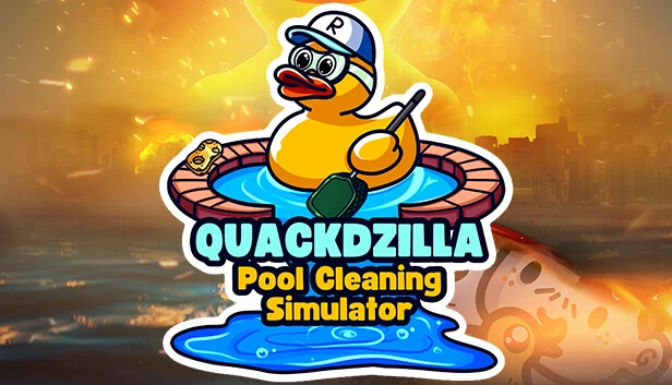 嘎斯拉：泳池清洁模拟器（Quackdzilla: Pool Cleaning Simulator） 游戏封面