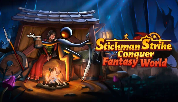 火柴人出击：征服幻想世界（Stickman Strikes: Conquer Fantasy World） 游戏封面