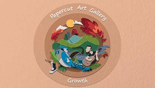 纸艺画廊：成长（Papercut Art Gallery-Growth） 游戏封面