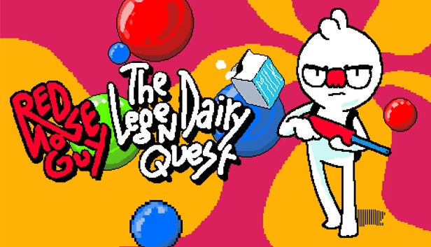 红鼻子家伙:传奇奶制品任务(Red Nose Guy The LegenDairy Quest) 游戏封面