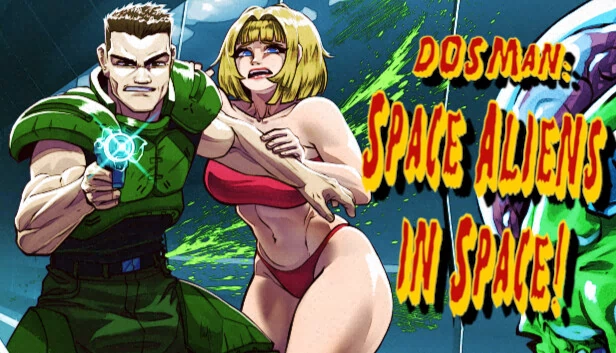 DOSMan：太空中的外星人！（DOSMan: Space Aliens in Space!） 游戏封面