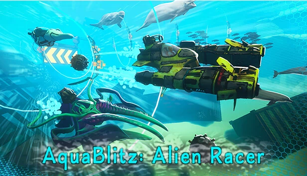 AguaBlitz: Alien Racer 游戏封面