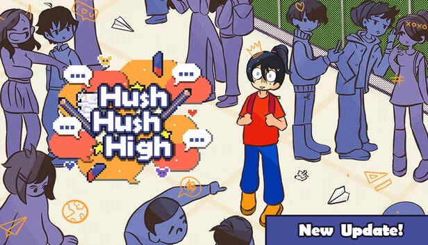 嘘嘘高中（Hush Hush High） 游戏封面