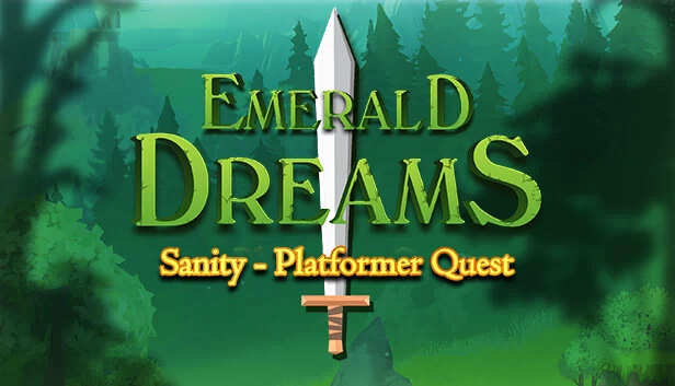 翡翠之梦：理智 - 平台冒险（Emerald Dreams: Sanity -  Platformer Quest） 游戏封面