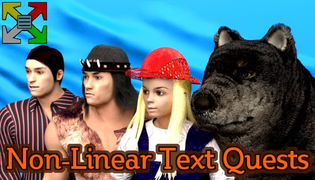 非线性文字冒险（Non-Linear Text Quests） 游戏封面