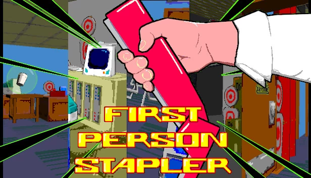 第一人称订书机（First Person Stapler） 游戏封面