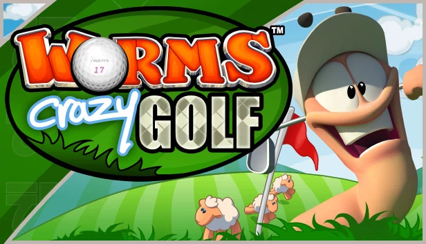 百战天虫：疯狂高尔夫（Worms Crazy Golf） 游戏封面