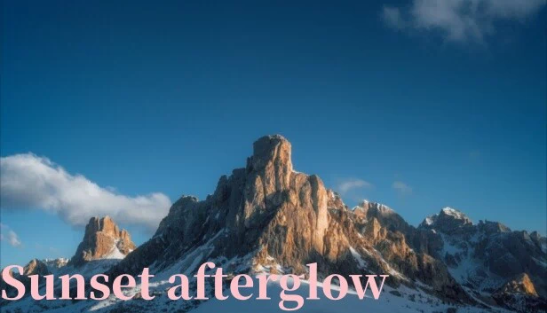 日落余晖（Sunset afterglow） 游戏封面