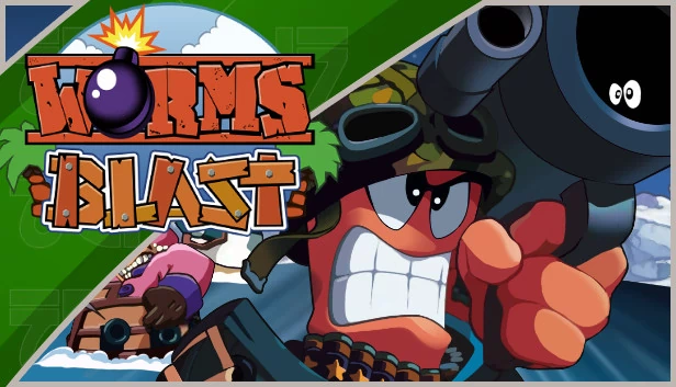 百战天虫：虫虫总动员（Worms Blast） 游戏封面