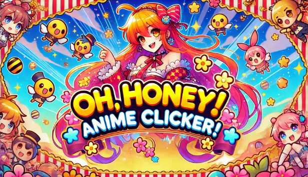 哦，亲爱的！动漫点击器！（Oh, honey! Anime clicker!） 游戏封面