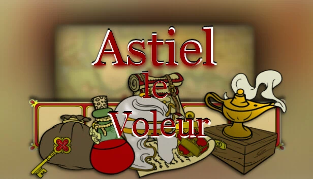 阿斯提尔·勒沃勒 - 阿玛德之谜（Astiel le Voleur - Le Mystère du Amaad） 游戏封面