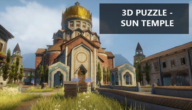 3D 拼图 - 太阳神庙（3D PUZZLE - Sun Temple） 游戏封面