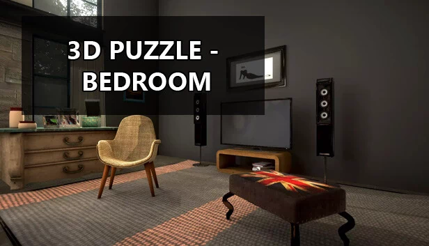 3D拼图 - 卧室（3D PUZZLE - Bedroom） 游戏封面