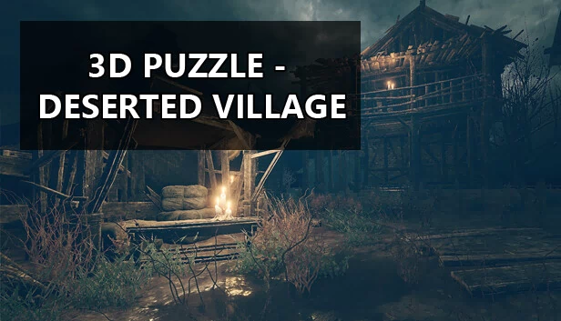 3D拼图 - 荒废村庄(3D PUZZLE - Deserted Village) 游戏封面