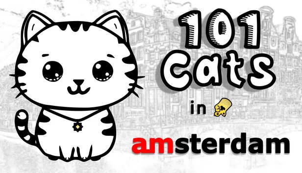 隐藏宠物：阿姆斯特丹的101只猫（Hidden Pets: 101 Cats in Amsterdam） 游戏封面