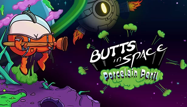 屁股在太空：瓷器危机（Butts in Space: Porcelain Peril） 游戏封面