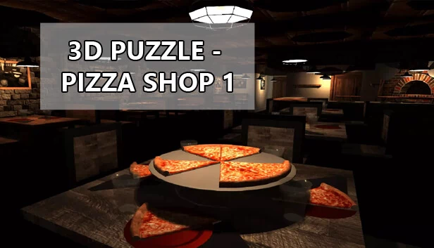 3D拼图 - 披萨店1（3D PUZZLE - Pizza Shop 1） 游戏封面