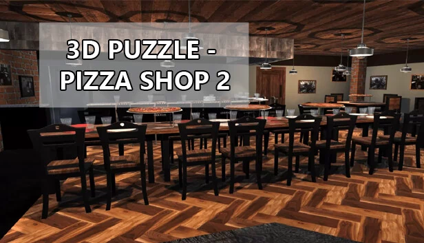 3D 拼图 - 披萨店 2（3D PUZZLE - Pizza Shop 2） 游戏封面