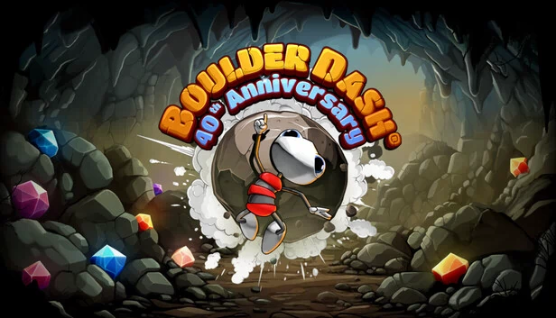 Boulder Dash 40周年纪念版（BOULDER DASH 40th Anniversary） 游戏封面