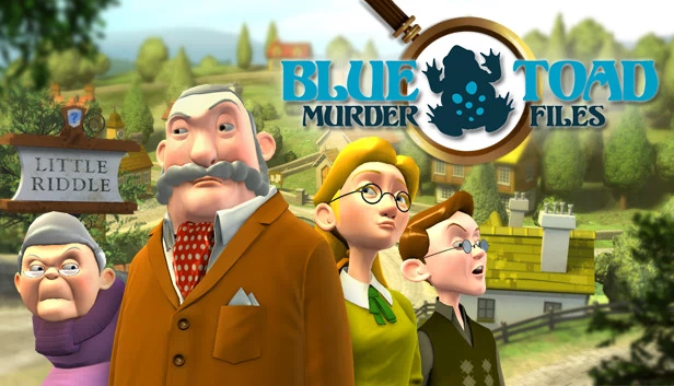 蓝蛤蟆谋杀档案™:谜语镇奇案(Blue Toad Murder Files™: The Mysteries of Little Riddle) 游戏封面