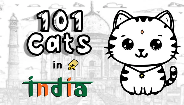 隐藏宠物：印度的101只猫（Hidden Pets: 101 Cats in India） 游戏封面