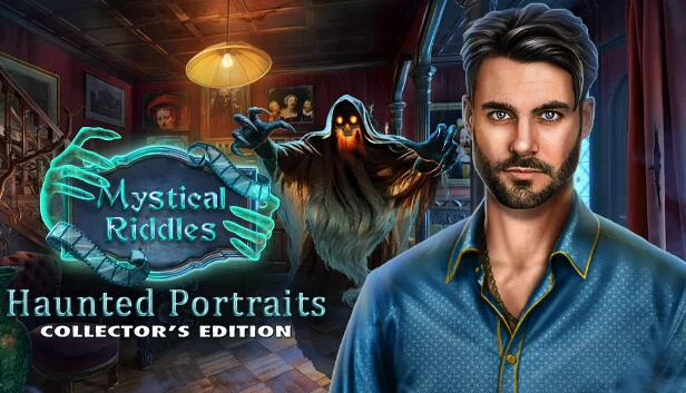 神秘谜语:闹鬼肖像 收藏版(Mystical Riddles: Haunted Portraits Collector's Edition) 游戏封面