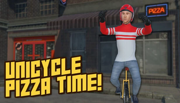 独轮车披萨时间！（Unicycle Pizza Time!） 游戏封面