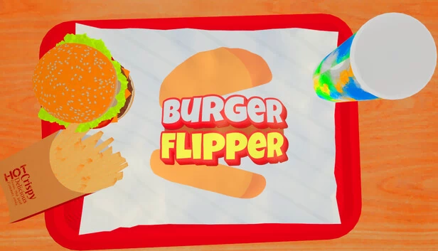 汉堡翻转器：快餐店模拟器（Burger Flipper: A Fast Food Restaurant Simulator） 游戏封面