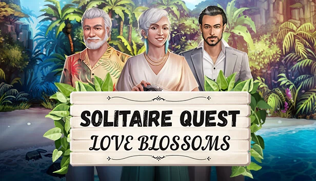 纸牌任务：爱之花绽放（Solitaire Quest: Love Blossoms） 游戏封面