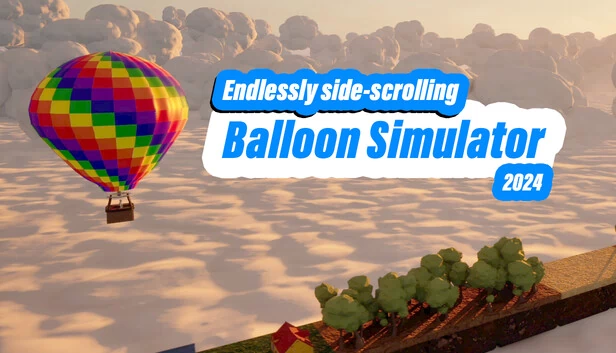 无尽横版气球模拟器 2024（Endlessly side-scrolling Balloon Simulator 2024） 游戏封面