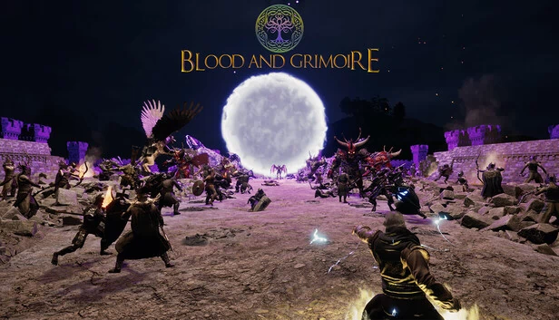 血与魔导书（Blood and Grimoire） 游戏封面