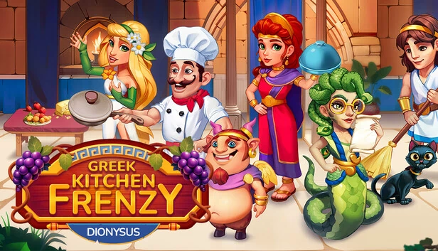 希腊厨房狂热：狄奥尼索斯（Greek Kitchen Frenzy: Dionysus） 游戏封面