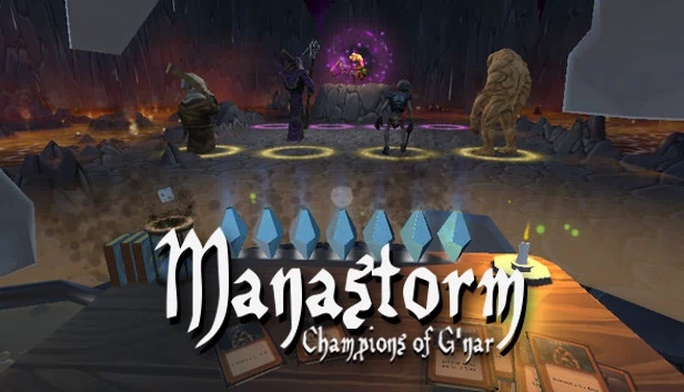 Manastorm: G'nar的冠军(Manastorm: Champions of G'nar) 游戏封面